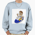 Beto Jimenez Brown Richeirich Blue Sweatshirt - Trendy Graphic Men Women - T-Shirt, Sweatshirt, Hoodie