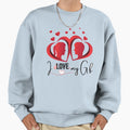 I Love You My Gf Sweatshirt - Aesthetic Graphic Men Women - T-Shirt, Sweatshirt, Hoodie