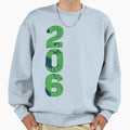 Seattle Wa City Map And 206 Sweatshirt - Casual Everyday Wear for Adults - T-Shirt, Sweatshirt, Hoodie