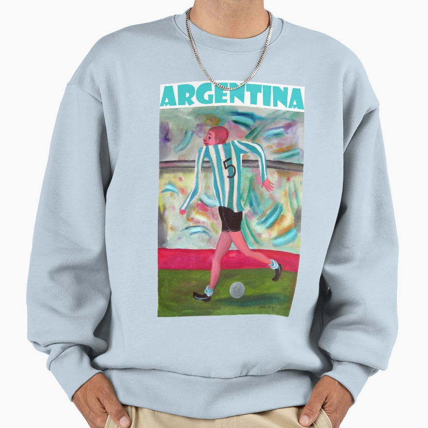 Soccer Player From Argentina Sweatshirt - Casual Everyday Wear for Adults - T-Shirt, Sweatshirt, Hoodie
