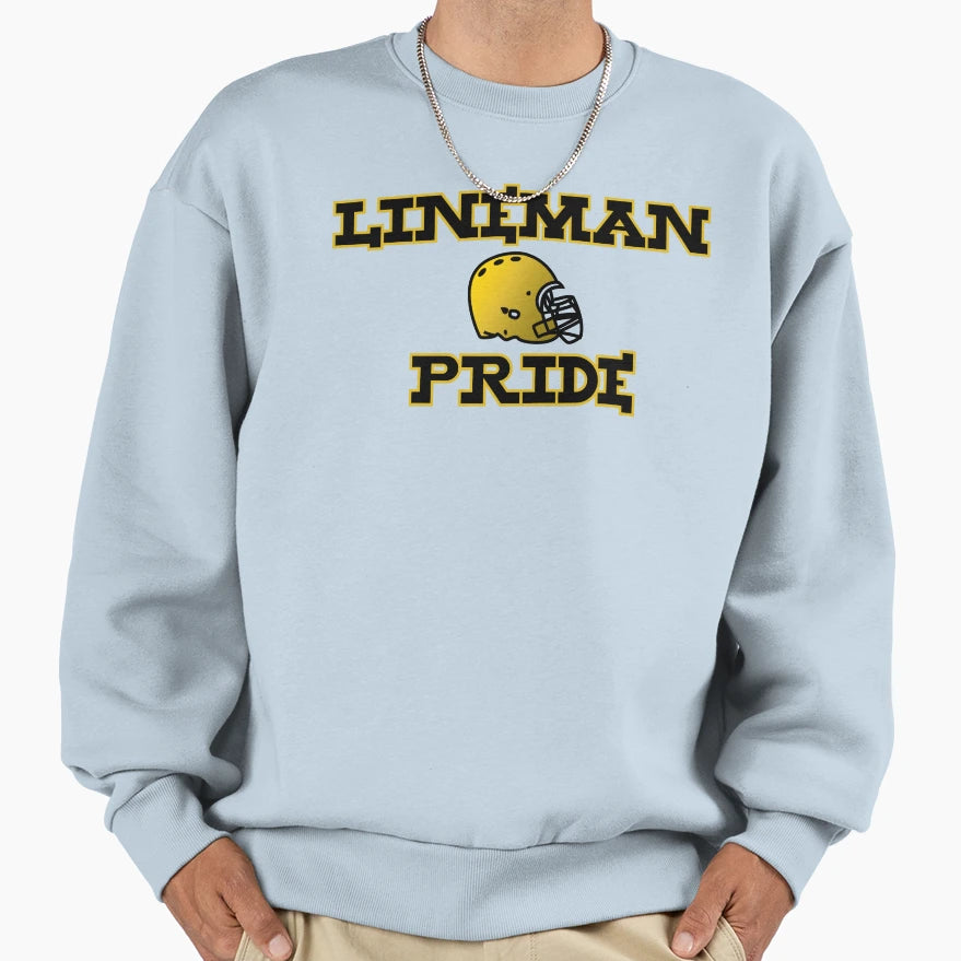 Lineman Pride Sweatshirt - Custom Art Print Men Women - T-Shirt, Sweatshirt, Hoodie