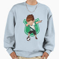 Football Soccer Dab Nigeria Sweatshirt - Aesthetic Graphic Unisex - T-Shirt, Sweatshirt, Hoodie