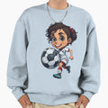 Soccer White 5 Sweatshirt - Aesthetic Graphic Men Women - T-Shirt, Sweatshirt, Hoodie