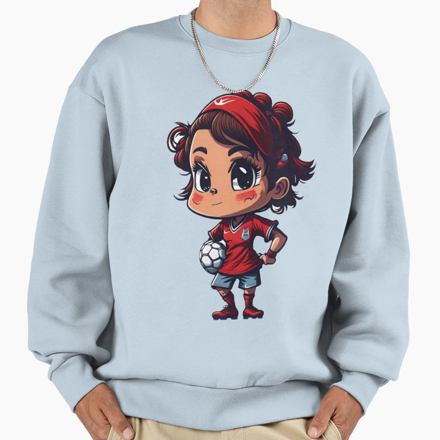Soccer Red 2 Sweatshirt - Unique Graphic for Adults - T-Shirt, Sweatshirt, Hoodie