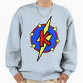 Super Letter K Superhero Sweatshirt - Fun Novelty Design Men Women - T-Shirt, Sweatshirt, Hoodie