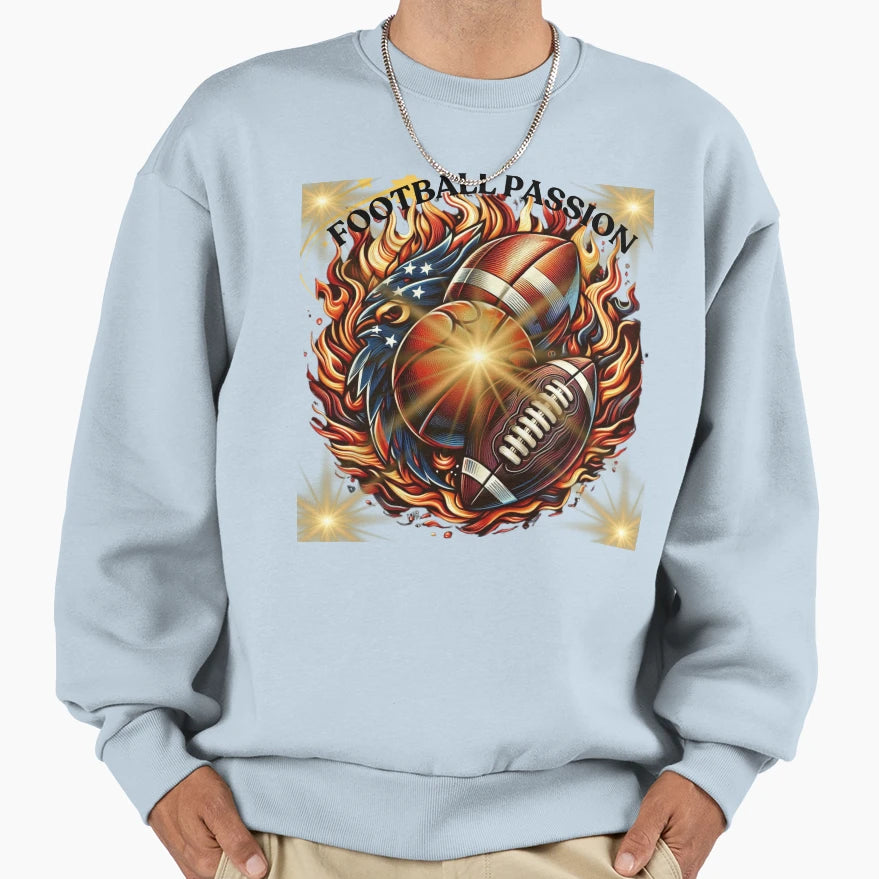 Football Sweatshirt - Fun Novelty Design Men Women - T-Shirt, Sweatshirt, Hoodie