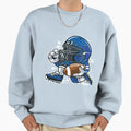 Football Player Sweatshirt - Trendy Graphic for Adults - T-Shirt, Sweatshirt, Hoodie