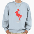 Red Dribbling 2 Her Game Her Rules Sweatshirt - Custom Art Print Men Women - T-Shirt, Sweatshirt, Hoodie