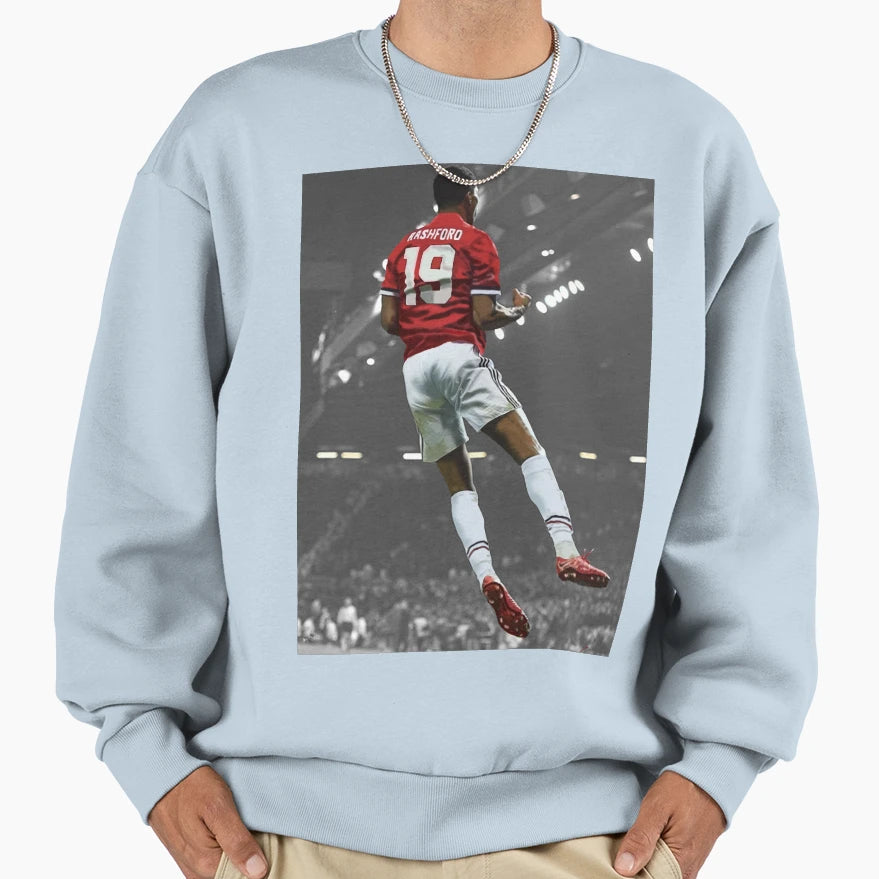 Marcus Rashford 19 Sweatshirt - Minimalist Print Men Women - T-Shirt, Sweatshirt, Hoodie