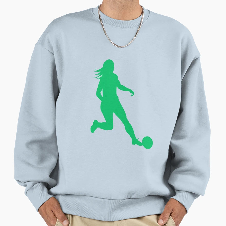 Green Running Her Game Her Rules Sweatshirt - Fun Novelty Design Men Women - T-Shirt, Sweatshirt, Hoodie