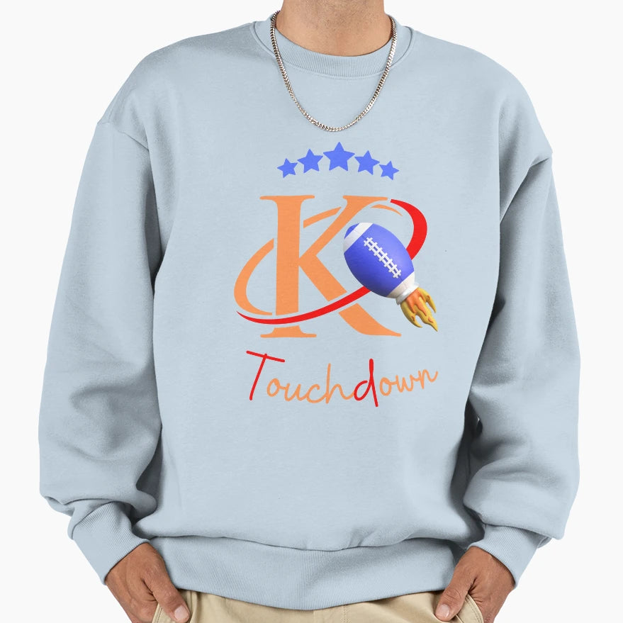 Kc Touchdown Sweatshirt - Aesthetic Graphic Men Women - T-Shirt, Sweatshirt, Hoodie