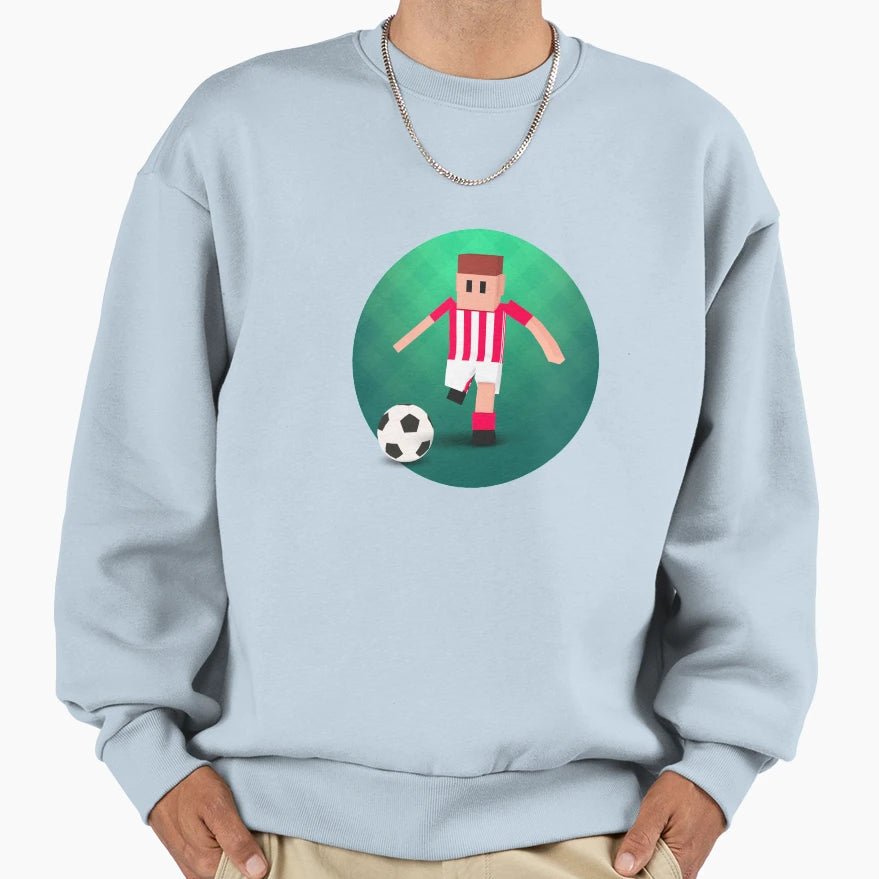 Tiny Striker World Football Sweatshirt - Custom Art Print Unisex - T-Shirt, Sweatshirt, Hoodie