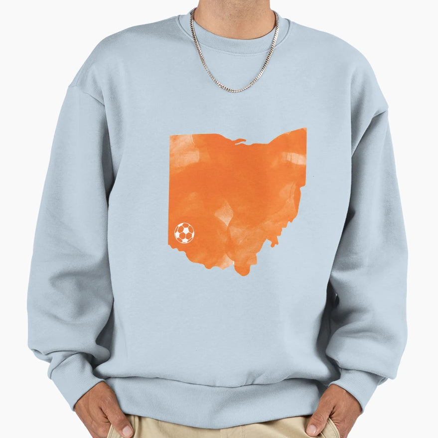Cincinnati Ohio Soccer Sweatshirt - Unique Graphic for Adults - T-Shirt, Sweatshirt, Hoodie