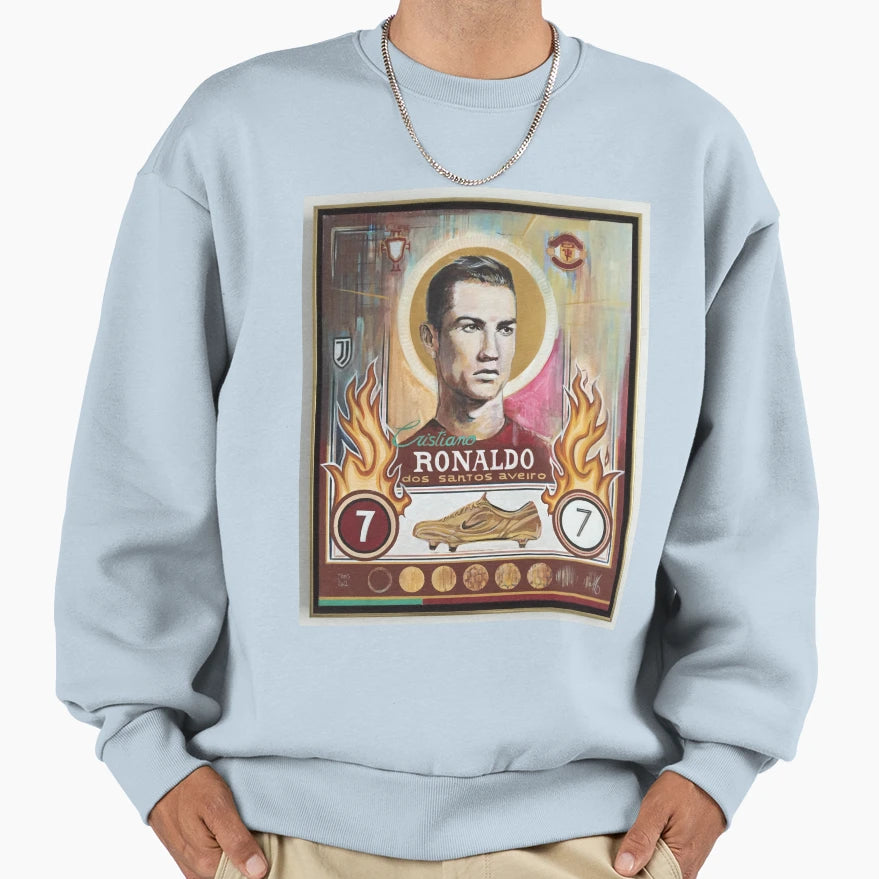 Cristiano Ronaldo Sweatshirt - Custom Art Print Men Women - T-Shirt, Sweatshirt, Hoodie