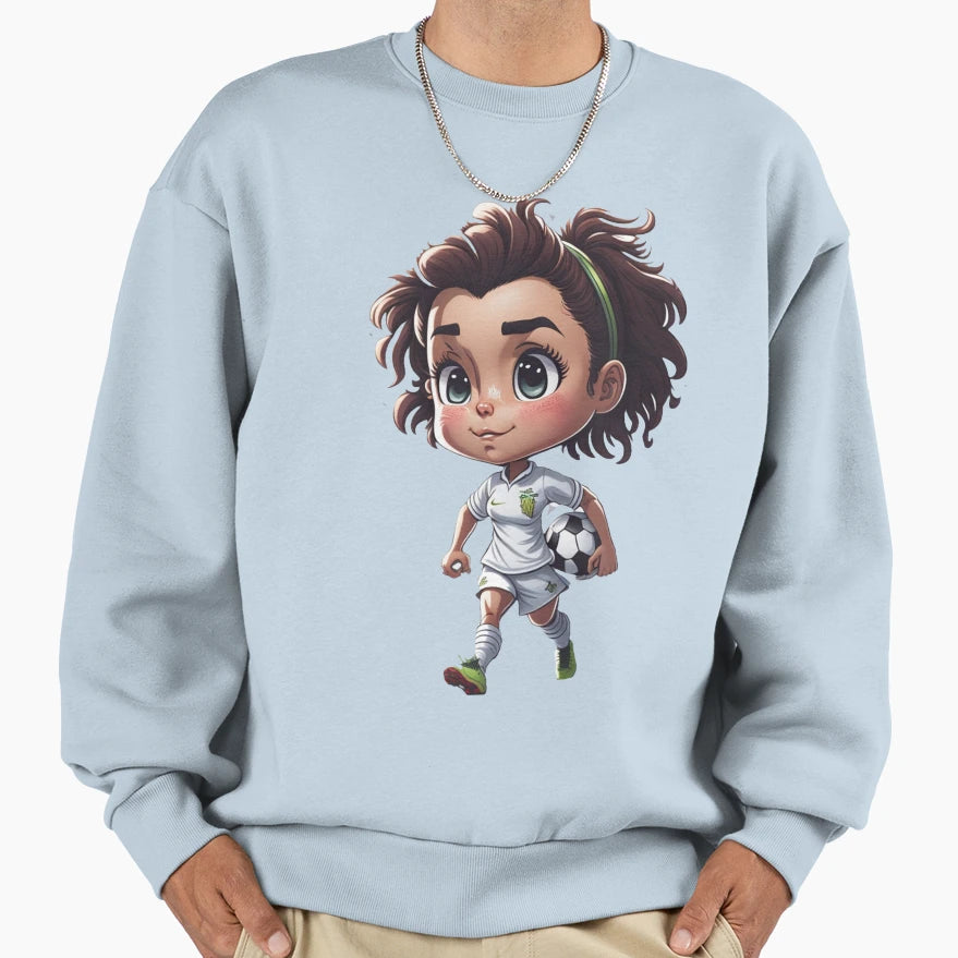 Soccer White 1 Sweatshirt - Custom Art Print Unisex - T-Shirt, Sweatshirt, Hoodie