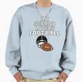 My Second Love Is Football Sweatshirt - Aesthetic Graphic Unisex - T-Shirt, Sweatshirt, Hoodie