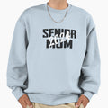 Senior Mom 2024 College Sweatshirt - Aesthetic Graphic for Adults - T-Shirt, Sweatshirt, Hoodie