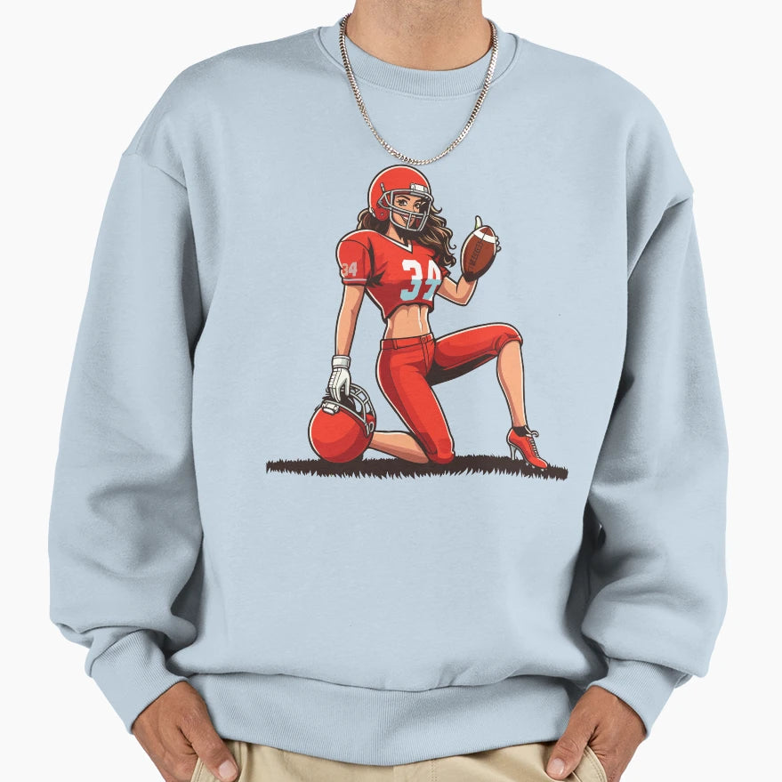 Football Approves Funny Sweatshirt - Trendy Graphic Unisex - T-Shirt, Sweatshirt, Hoodie