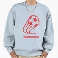 Football Ball Curve Proffesional Sweatshirt - Graphic Print for Adults - T-Shirt, Sweatshirt, Hoodie