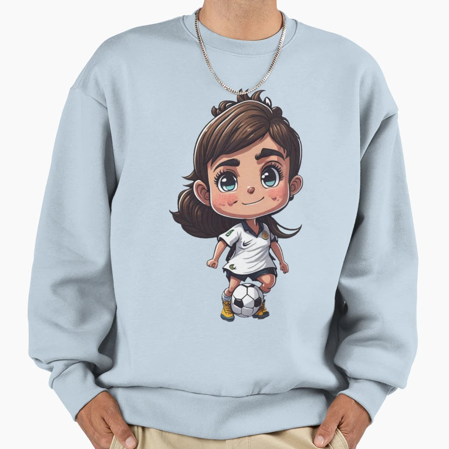 Soccer White 3 Sweatshirt - Novelty Apparel for Adults - T-Shirt, Sweatshirt, Hoodie