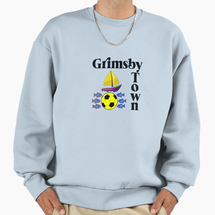 Grimsby Town Sweatshirt - Novelty Apparel for Adults - T-Shirt, Sweatshirt, Hoodie