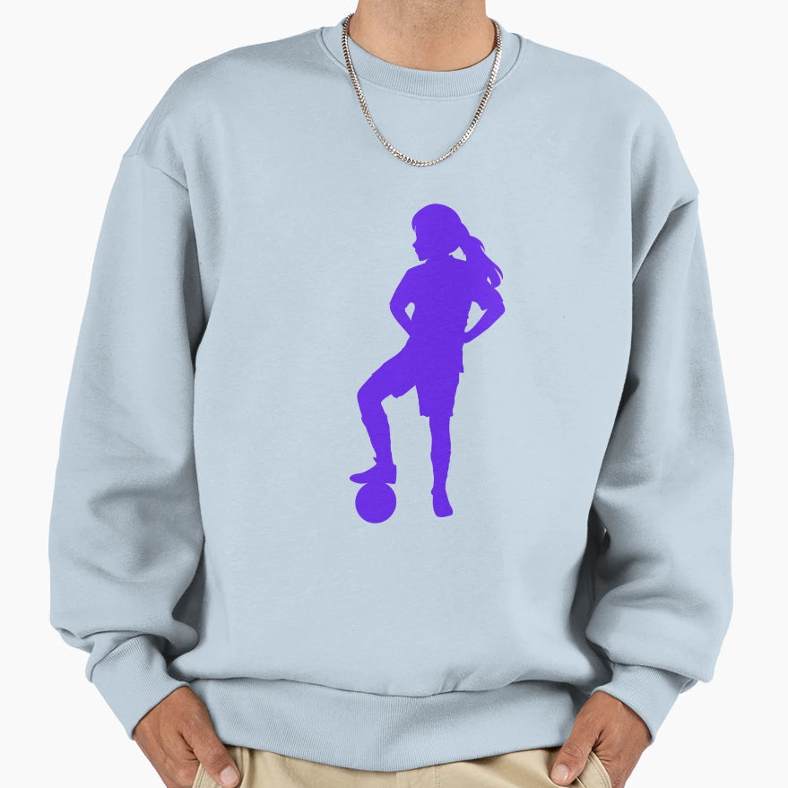 Blue Player Her Game Her Rules Sweatshirt - Streetwear Style for Adults - T-Shirt, Sweatshirt, Hoodie
