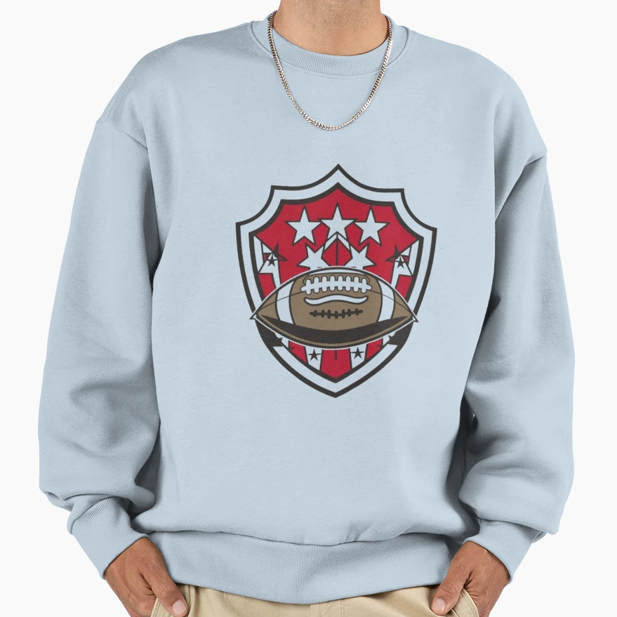 American Football Logo Sweatshirt - Minimalist Print for Adults - T-Shirt, Sweatshirt, Hoodie