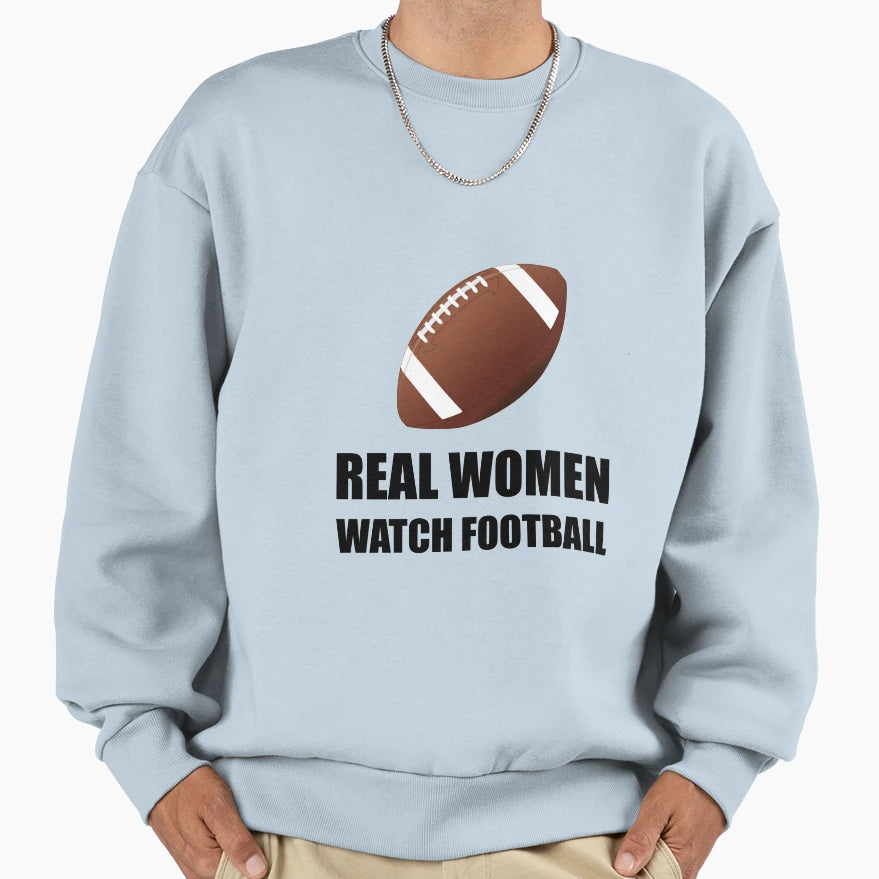 Real Watch Football Sweatshirt - Custom Art Print Unisex - T-Shirt, Sweatshirt, Hoodie