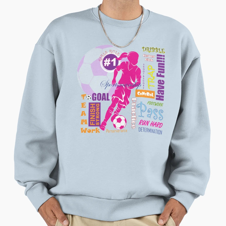 Chestnut Alley Creations Rule Soccer T-Shirt - Unique Graphic Unisex - T-Shirt, Sweatshirt, Hoodie