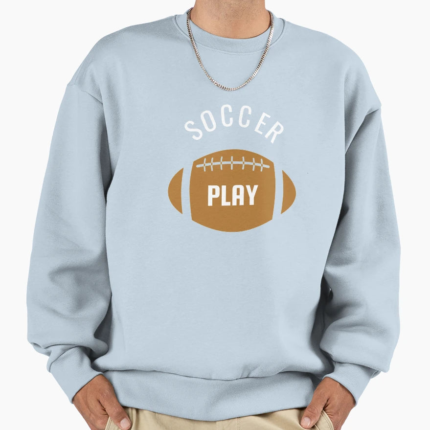 American Football Soccer Ball Sport Sweatshirt - Trendy Graphic for Adults - T-Shirt, Sweatshirt, Hoodie