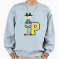 P Is Pirate Educational Illustration Sweatshirt - Aesthetic Graphic Unisex - T-Shirt, Sweatshirt, Hoodie
