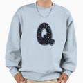 Letter Q Dots Sweatshirt - Unique Graphic Unisex - T-Shirt, Sweatshirt, Hoodie