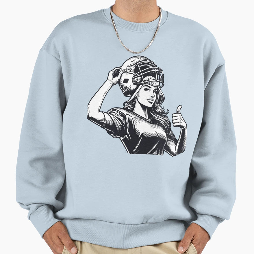 Football Approves Funny Sweatshirt - Casual Everyday Wear for Adults - T-Shirt, Sweatshirt, Hoodie