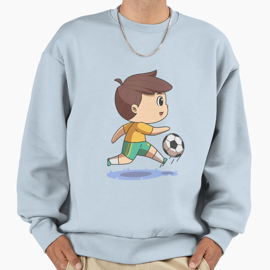 Happy Playing Alone Ball Little Legends Sweatshirt - Graphic Print Unisex - T-Shirt, Sweatshirt, Hoodie