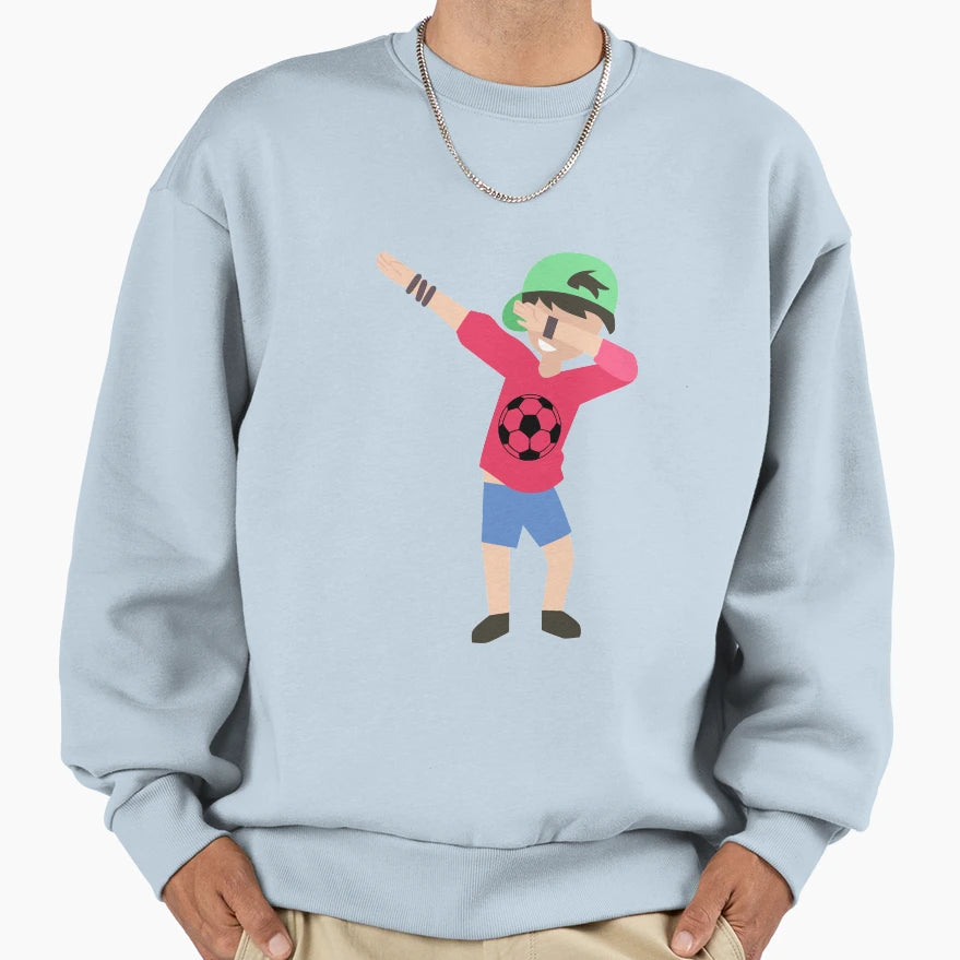 Dabbing Dab Soccer Ball Sports Shirts T-Shirt - Unique Graphic for Adults - T-Shirt, Sweatshirt, Hoodie