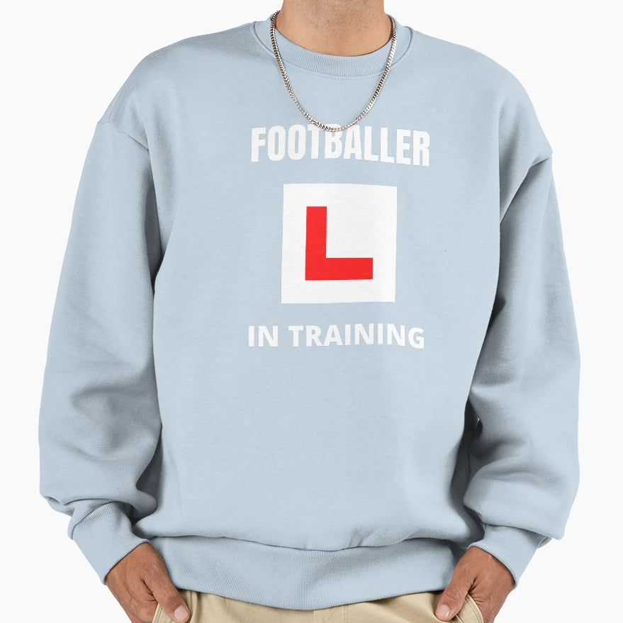 Footballer Training Sweatshirt - Custom Art Print Unisex - T-Shirt, Sweatshirt, Hoodie