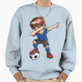 Dabbing Soccer Dab Dance Funny Football T-Shirt - Minimalist Print Unisex - T-Shirt, Sweatshirt, Hoodie