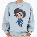 Soccer Blue 1 Sweatshirt - Fun Novelty Design Unisex - T-Shirt, Sweatshirt, Hoodie
