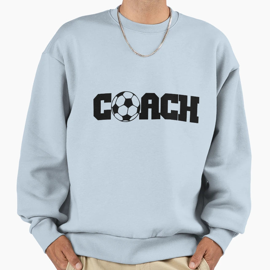 Soccer Coach Sweatshirt - Minimalist Print Unisex - T-Shirt, Sweatshirt, Hoodie