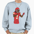 Xavier Worthy Sweatshirt - Trendy Graphic Men Women - T-Shirt, Sweatshirt, Hoodie