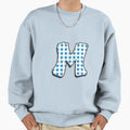 Letter M Stars Sweatshirt - Aesthetic Graphic for Adults - T-Shirt, Sweatshirt, Hoodie