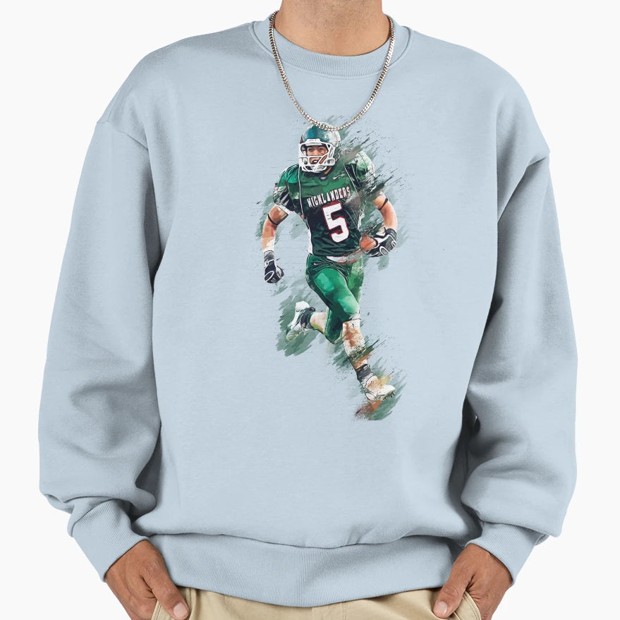Rugby Sweatshirt - Custom Art Print Men Women - T-Shirt, Sweatshirt, Hoodie