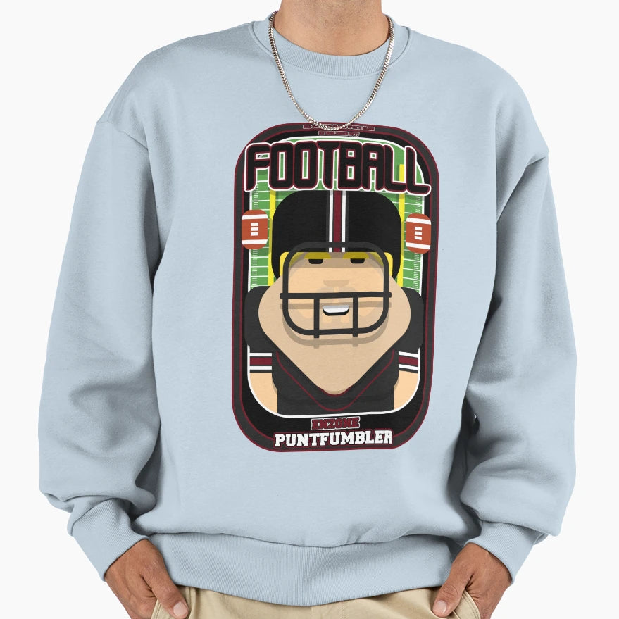 American Football Black And Maroon Sweatshirt - Aesthetic Graphic Unisex - T-Shirt, Sweatshirt, Hoodie