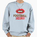 Football Chick Sweatshirt - Aesthetic Graphic for Adults - T-Shirt, Sweatshirt, Hoodie