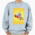 Two Football Players Facing Ball Sweatshirt - Fun Novelty Design Men Women - T-Shirt, Sweatshirt, Hoodie