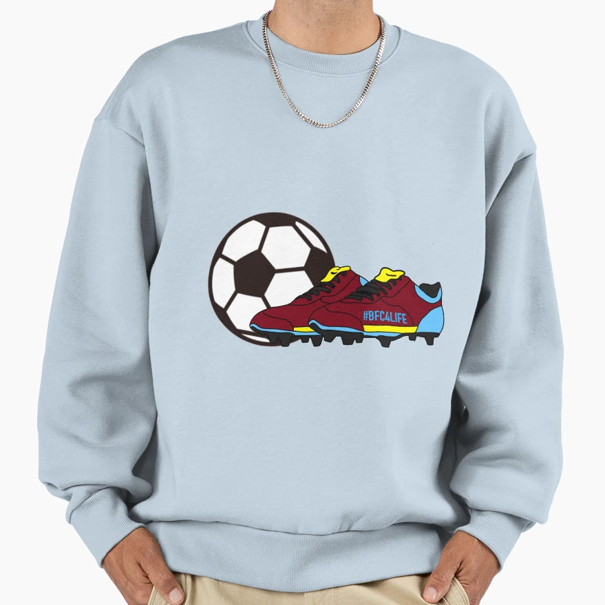 Premier League Burnley Sweatshirt - Graphic Print for Adults - T-Shirt, Sweatshirt, Hoodie