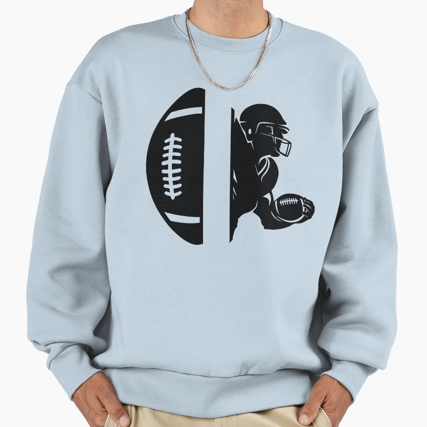 Gridiron Guardian Sweatshirt - Aesthetic Graphic for Adults - T-Shirt, Sweatshirt, Hoodie