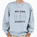 My 2Nd Home Football Field Sweatshirt - Graphic Print Men Women - T-Shirt, Sweatshirt, Hoodie