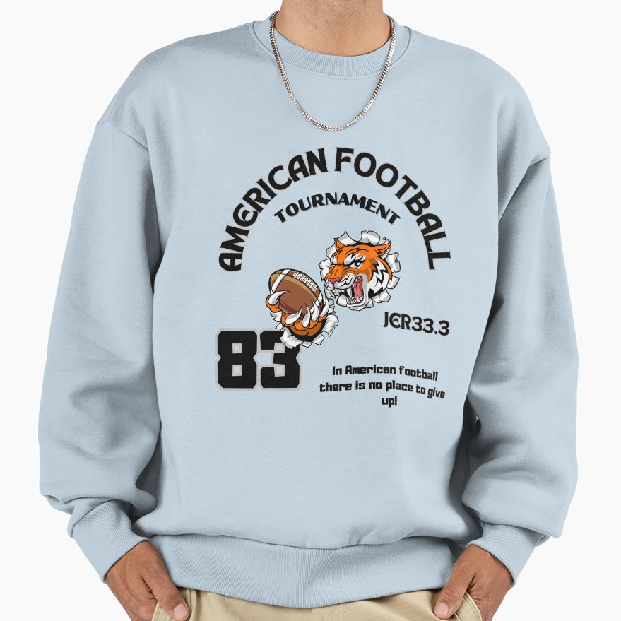American Football Sweatshirt - Casual Everyday Wear for Adults - T-Shirt, Sweatshirt, Hoodie