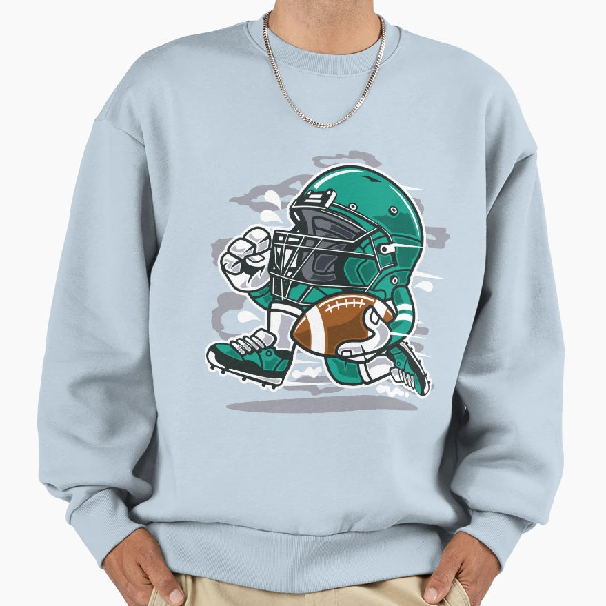 Football Player Sweatshirt - Fun Novelty Design Men Women - T-Shirt, Sweatshirt, Hoodie